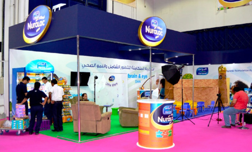 Outdoor branded booth